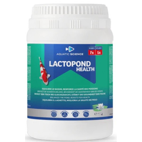 Bassin de jardin : BACTÉRIES LACTIQUES LACTOPOND HEALTH 150g (7x21m3), Traitements Aquatic Science Bassin de jardin : BACTÉRIES LACTIQUES LACTOPOND HEALTH 150g (7x21m3), Traitements Aquatic Science