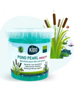 Bassin de jardin : KIDO Bactéries Pond Pearl 500 ml- BioActif (15m3), Traitement KIDO