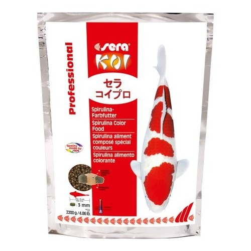 Spirulina 2.2 KG SERA KOI Professional aliment composé spécial couleurs