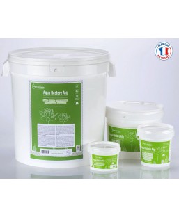 Bassin de jardin : AQUA RESTORE ALG 500G (12000 L) ALGUES FILAMENTEUSES, Traitement Aqua Osmose