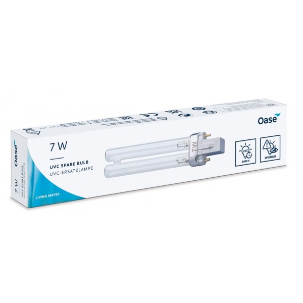 Bassin de jardin : Lampe de rechange UVC 7 W OASE OFFICIELLE, AMPOULES UV PL