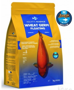 Bassin de jardin : Aquatic Science WHEAT GERM FLOTTANT MEDIUM 2kg, Nourriture Ichi Food-Aquatic Science