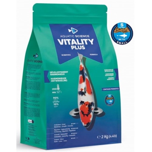 Bassin de jardin : Aquatic Science Vitality Plus SMALL 2kg, Nourriture Ichi Food-Aquatic Science
