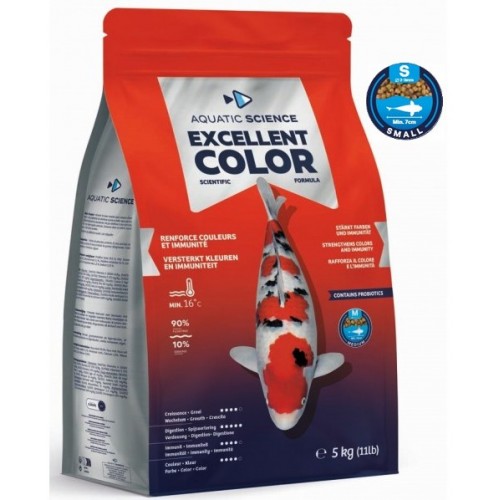 Bassin de jardin : Aquatic Science Excellent Color SMALL 5kg, Nourriture Ichi Food-Aquatic Science