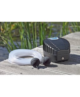 Bassin de jardin : Aérateur kit complet AquaOxy 500 OASE (500L/H), Pompe à air bassin