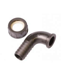 Bassin de jardin : 11500 Coude 90° + Ecrou + Joint multiclear pontec, Pièces divers oase