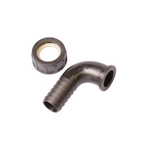 Bassin de jardin : 11500 Coude 90° + Ecrou + Joint multiclear pontec, Pièces divers oase