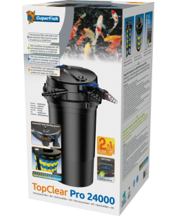Bassin de jardin : SUPERFISH FILTRE TOPCLEAR pro 24000 UVC24W, Filtre superfish