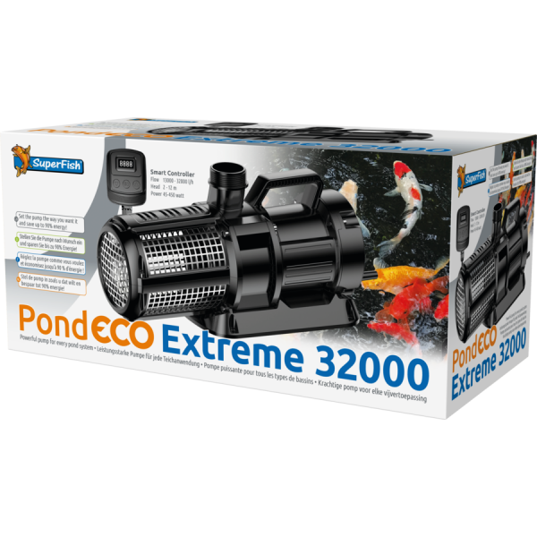 Bassin de jardin : POND ECO EXTREME 32.000 L/H 45-450 WATTS, Pompes Superfish