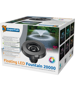 Bassin de jardin : FONTAINE LED FLOTTANTE 20.000-90 WATT, Pompes Superfish