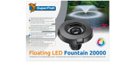 Bassin de jardin : FONTAINE LED FLOTTANTE 20.000-90 WATT, Pompes Superfish