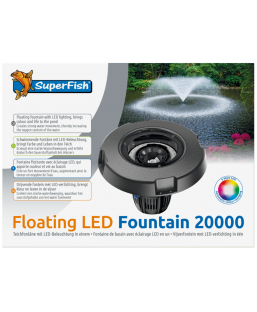Bassin de jardin : FONTAINE LED FLOTTANTE 20.000-90 WATT, Pompes Superfish
