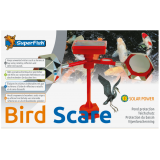 Bassin de jardin : SF BIRD SCARE ROUGE SOLAR POWER, Anti héron