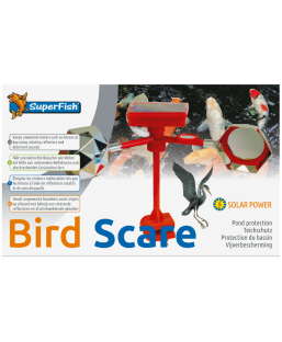 Bassin de jardin : SF BIRD SCARE ROUGE SOLAR POWER, Anti héron