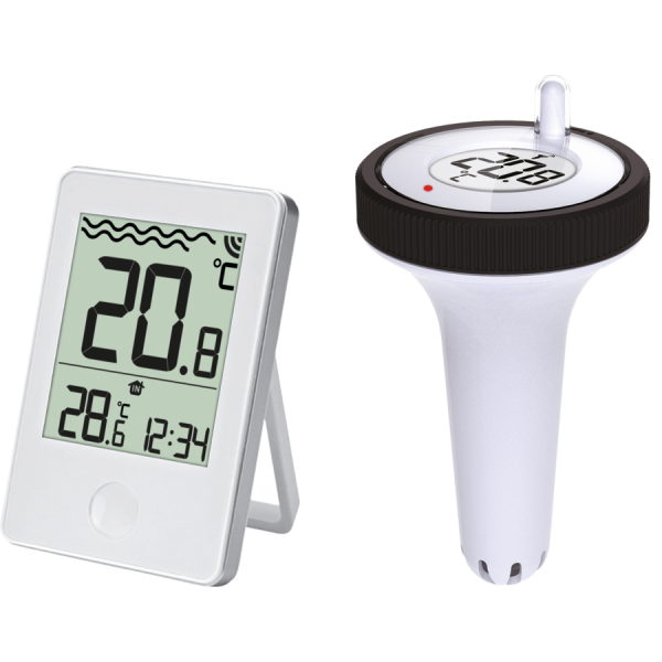 Bassin de jardin : SF THERMOMÈTRE DE BASSIN SANS FIL, Thermomètres bassin
