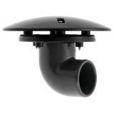 Bassin de jardin : BONDE DE FOND coude 90 DEGRES 50MM, Bonde de fond