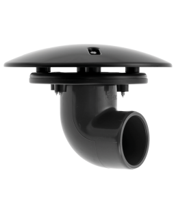 Bassin de jardin : BONDE DE FOND coude 90 DEGRES 50MM, Bonde de fond