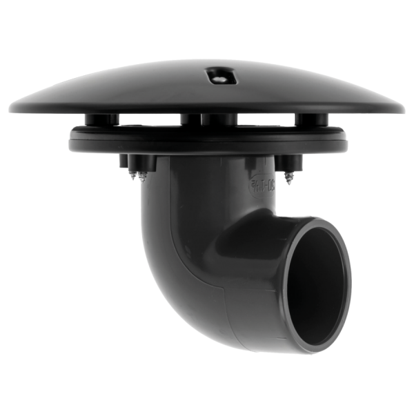 Bassin de jardin : BONDE DE FOND coude 90 DEGRES 50MM, Bonde de fond