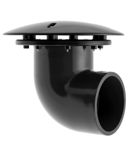 Bassin de jardin : BONDE DE FOND coude 90 DEGRES 110MM, Bonde de fond