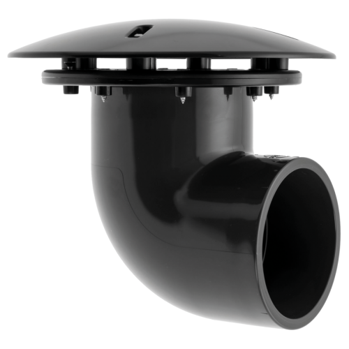 Bassin de jardin : BONDE DE FOND coude 90 DEGRES 110MM, Bonde de fond