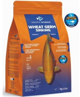 Bassin de jardin : Aquatic Science WHEAT GERM COULANT LARGE 2kg, Nourriture Ichi Food-Aquatic Science