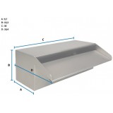 Bassin de jardin : LAME D'EAU 30 CM, Lame d'eau et cascade