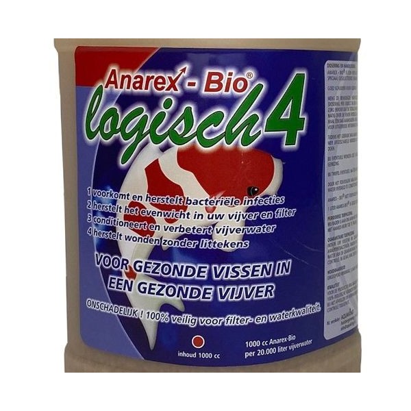 Anarex Bio Logic 5 L – Traitement Biologique Étang – Bactéries Lactiques 100 % Naturel Pour Koï & Eau Claire