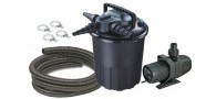 Bassin de jardin : Kit complet NFF-12000-UV24W PRO AQUANOVA (6500L-poissons), Kit de filtration aqua Nova