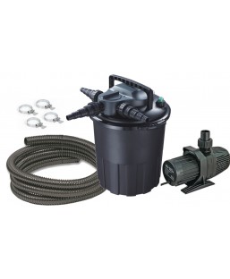 Bassin de jardin : Kit complet NFF-12000-UV24W PRO AQUANOVA (6500L-poissons), Kit de filtration aqua Nova