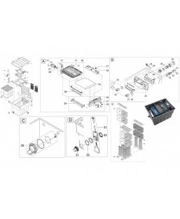 Bassin de jardin : pièces filtre screenmatic OASE, pièces détachées OASE