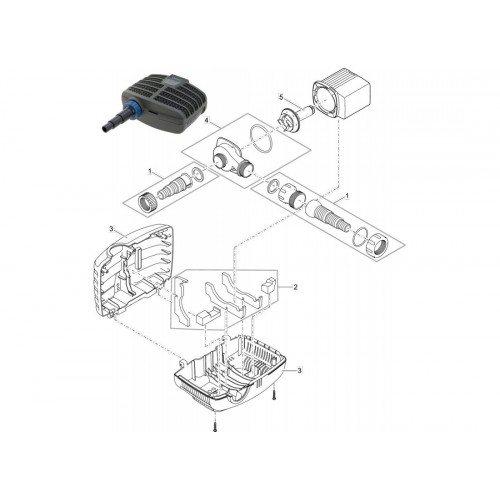 Bassin de jardin : Pièces pour pompe ECO CLASSIC OASE, pièces détachées OASE