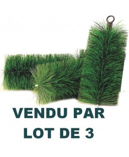 Bassin de jardin : KOI PRO 15X30 CM BROSSE DE FILTRE (lot de 3), Support mécanique