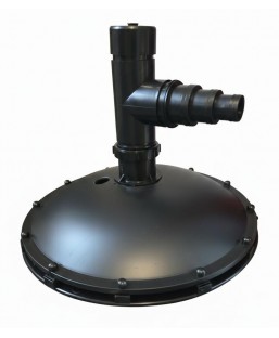 Bassin de jardin : Bonde de fond renversée 50mm (32-40-50mm), Bonde de fond