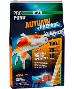 Bassin de jardin : JBL PROPOND AUTUMN+PREPARE 3kg, Nourriture JBL