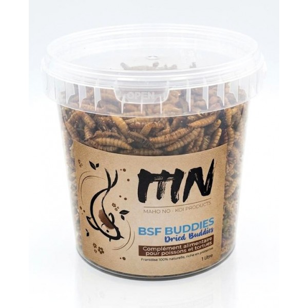 Bassin de jardin : BSF BUDDIES 1 LITRE, Gammares crevettes vers à soies