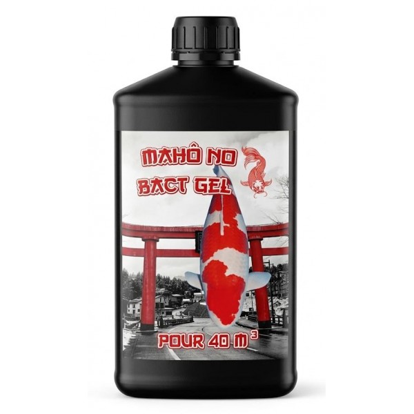 Bassin de jardin : MAHO NO BACTERIA GEL 1 litre (40m3), Bactéries