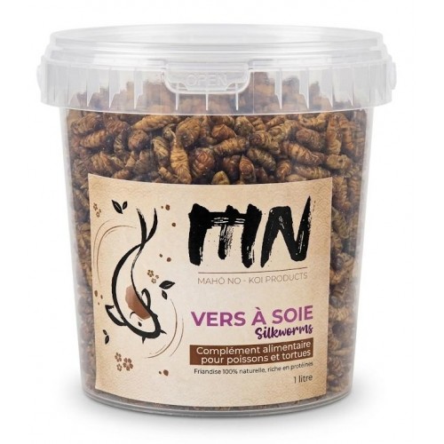 Bassin de jardin : MAHO NO VERS A SOIE 1 LITRE, Gammares crevettes vers à soies