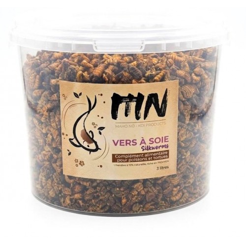 Bassin de jardin : MAHO NO VERS A SOIE 5 LITRES, Gammares crevettes vers à soies