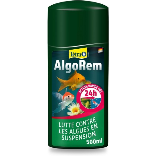 Bassin de jardin : TETRA POND ALGOREM 500ml (10.000 L), Traitement Tetra Pond