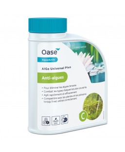 Bassin de jardin : AquaActiv AlGo Universal Plus 500 ml (10.000L), Traitement OASE AQUAACTIV