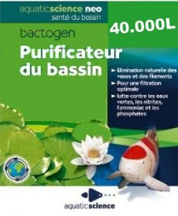 Bassin de jardin : Bactogen 40000, Traitement Aquatic Science