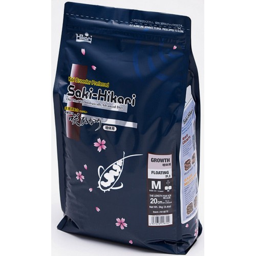 Bassin de jardin : Saki Hikari GROWTH M 5 kg, Nourriture Hikari