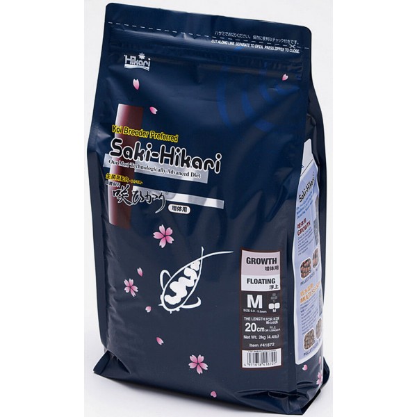 Bassin de jardin : Saki Hikari GROWTH M 5 kg, Nourriture Hikari