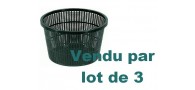 Bassin de jardin : 3 paniers pour bassin Diamètre 13, Paniers rigides
