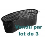 Bassin de jardin : 3 paniers pour bassin haricot 45 cm Prof. 15 cm, Paniers rigides