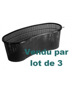 Bassin de jardin : 3 paniers pour bassin haricot 45 cm Prof. 15 cm, Paniers rigides