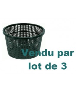 Bassin de jardin : 3 paniers pour bassin Diamètre 22, Paniers rigides