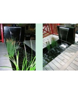 Bassin de jardin : Lame d'eau 30cm en inox, Fin de série