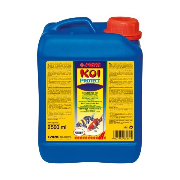 Bassin de jardin : Sera KOI PROTECT 2500ml (50m3), Traitement Sera