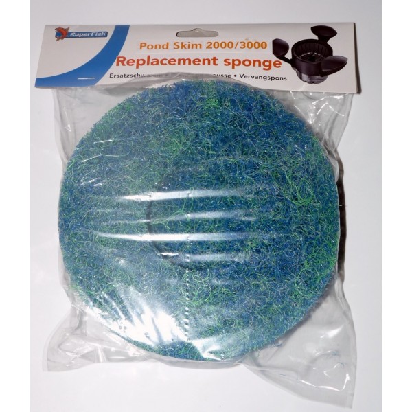 Superfish SF Pond Skim 2000/3000 Ersatzschwamm – Für Teichskimmer Filter